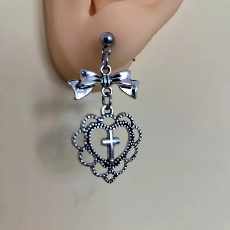 Gothic Vintage Love Heart Cros - Women'S Accessories In The 90S ulasan dan harga