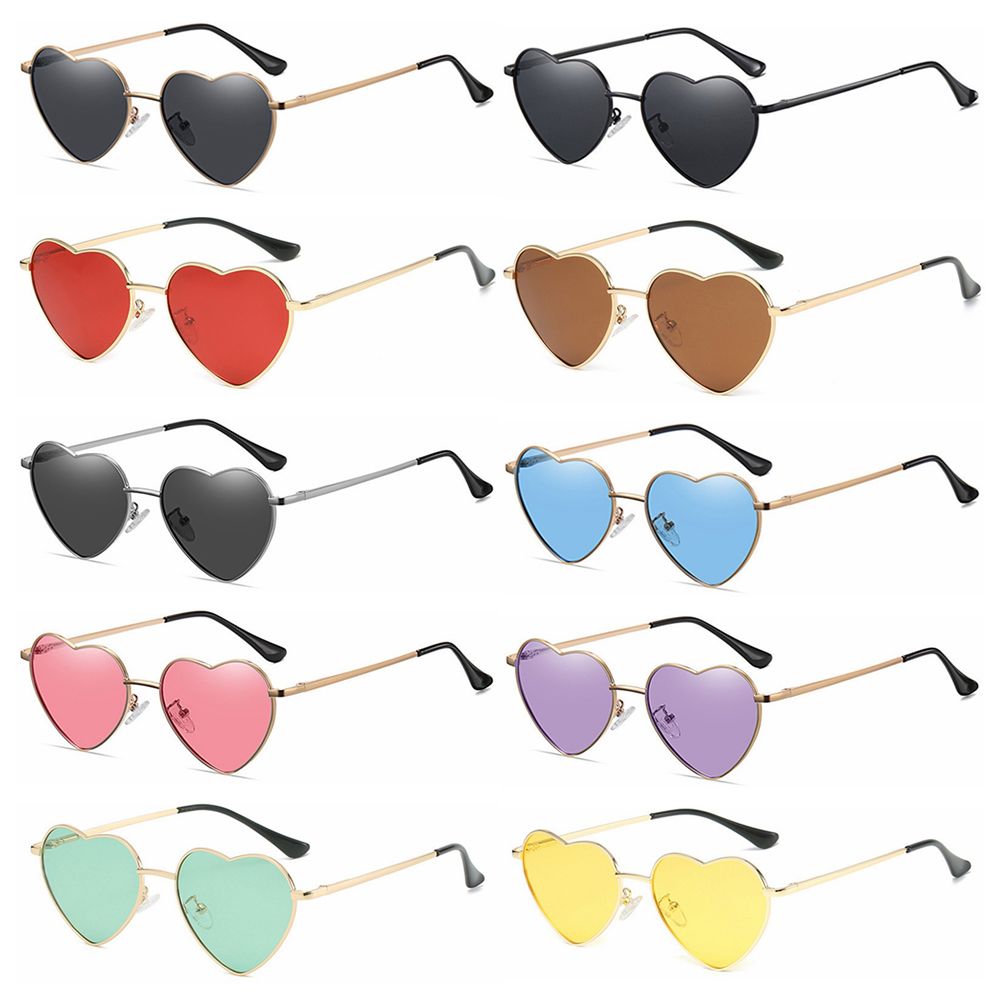 Heart-Shaped Sunglasses Heart  - Women'S Accessories In The 90S ulasan dan harga
