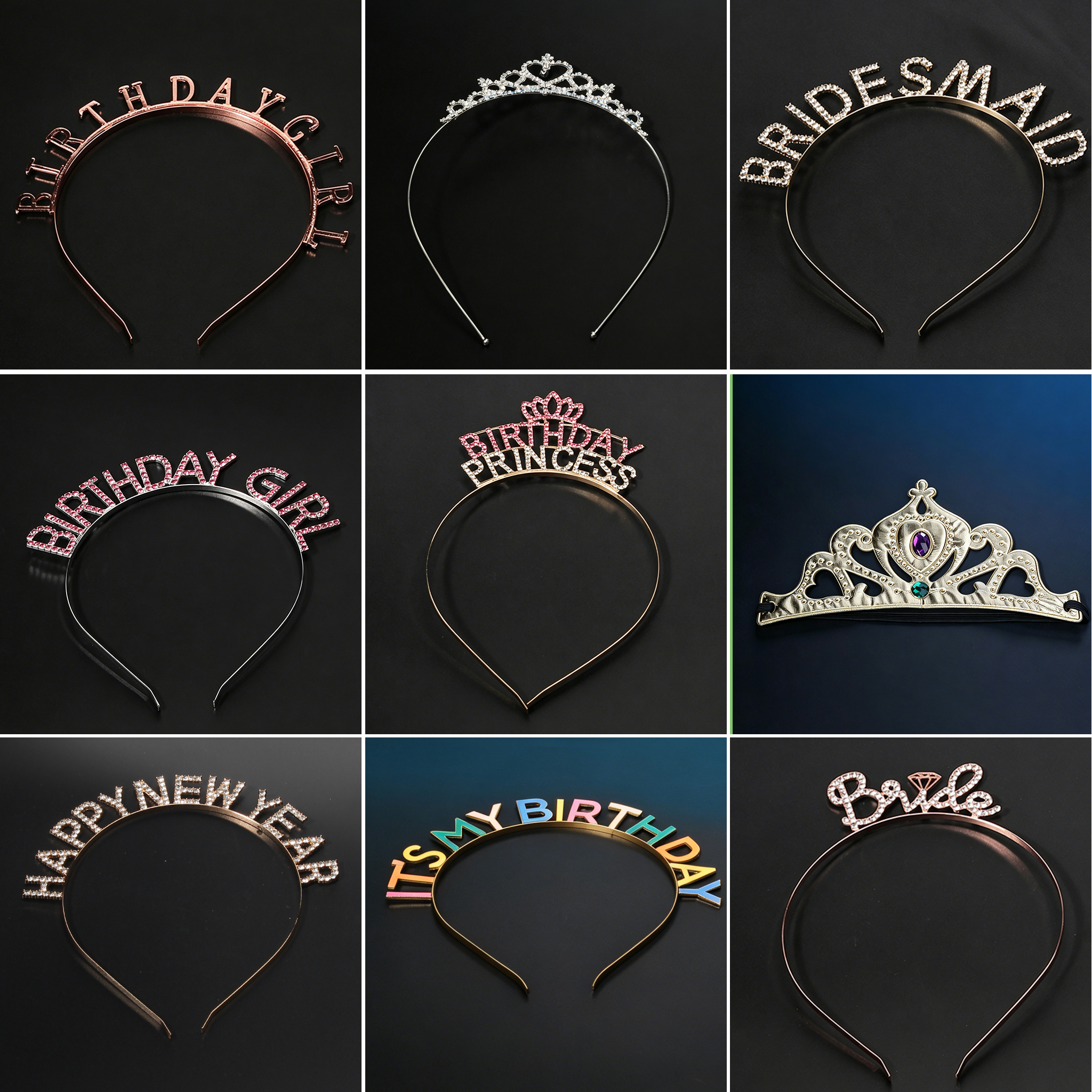 Shiny Rhinestone English Lette - Women Accessories In English ulasan dan harga
