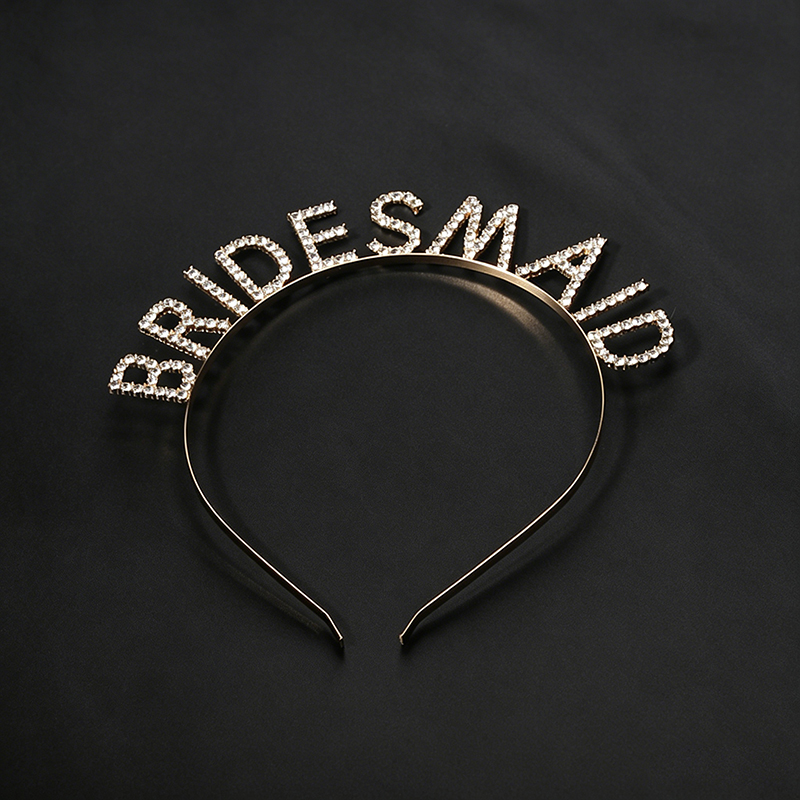 Shiny Rhinestone English Lette - Women Accessories In English ulasan dan harga