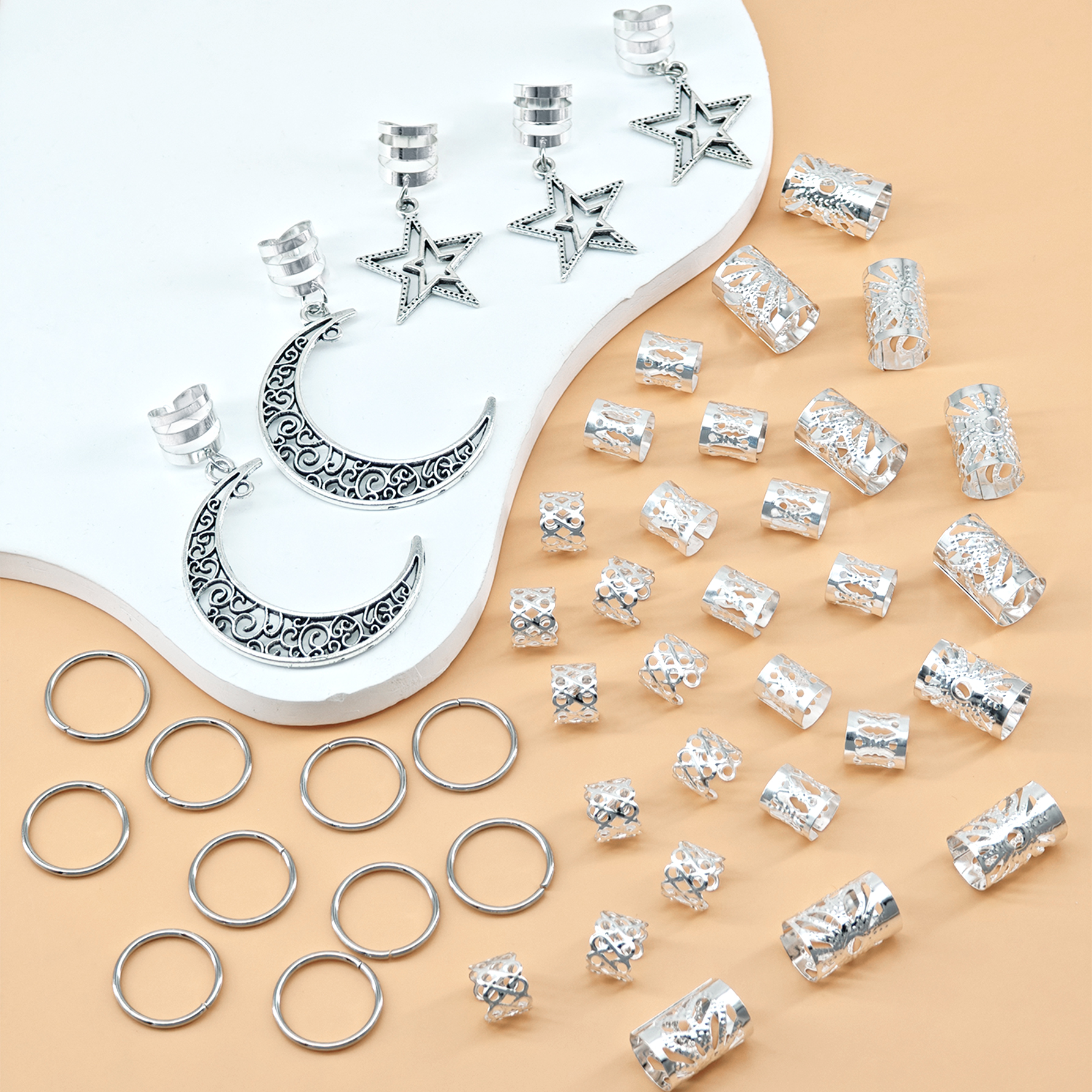 45pcs Stars and Moon Combo Dre - Women Accessories Combo Gift ulasan dan harga