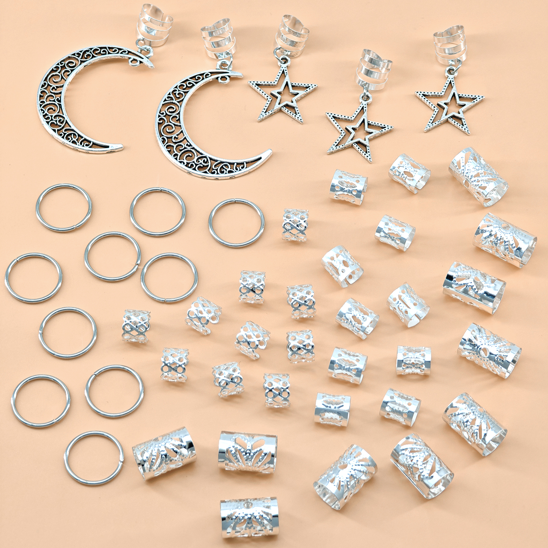 45pcs Stars and Moon Combo Dre - Women Accessories Combo Gift ulasan dan harga