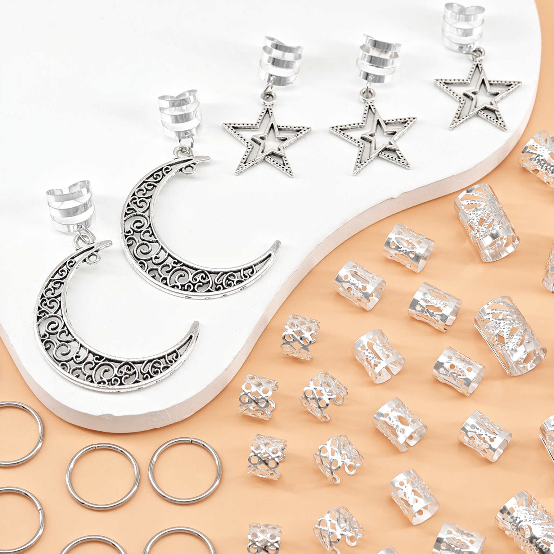 45pcs Stars and Moon Combo Dre - Women Accessories Combo Gift ulasan dan harga